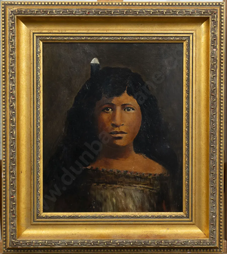 Unknown Artist - Portrait of a Māori Princess Image 1++