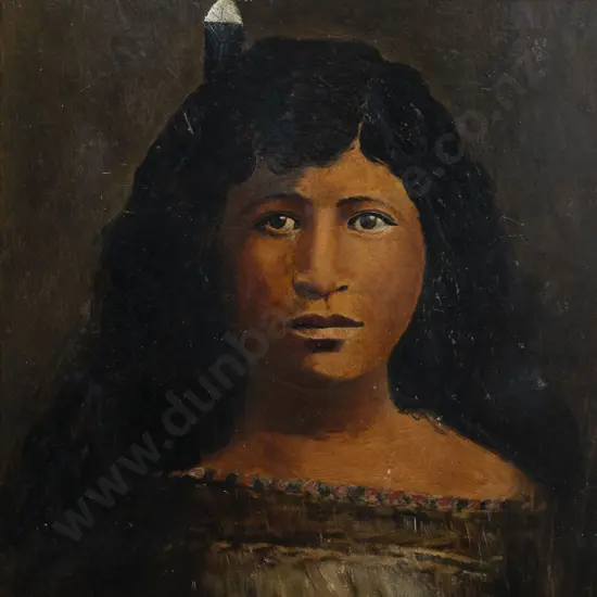 Unknown Artist - Portrait of a Māori Princess