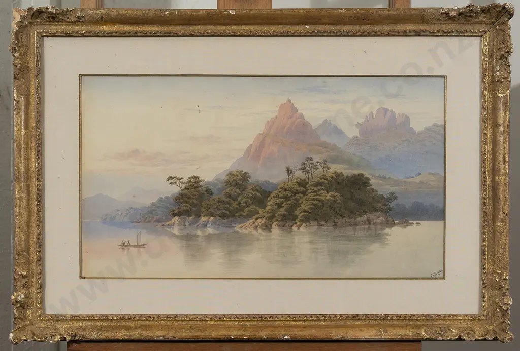 John Barr Clark Hoyte (1835 - 1913) - Whangarei Harbour Image 1++