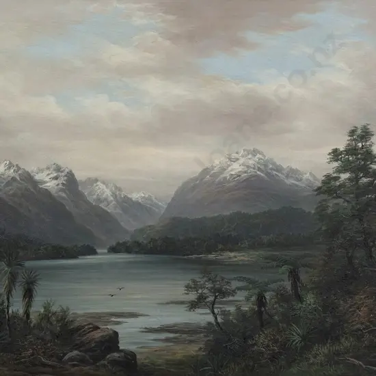 William George Baker (1864 - 1929) - Near Lake Wakatipu