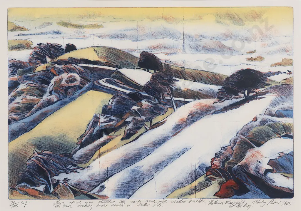 Stanley Palmer (b 1936) - There Ahead Was Stretched Image 1++