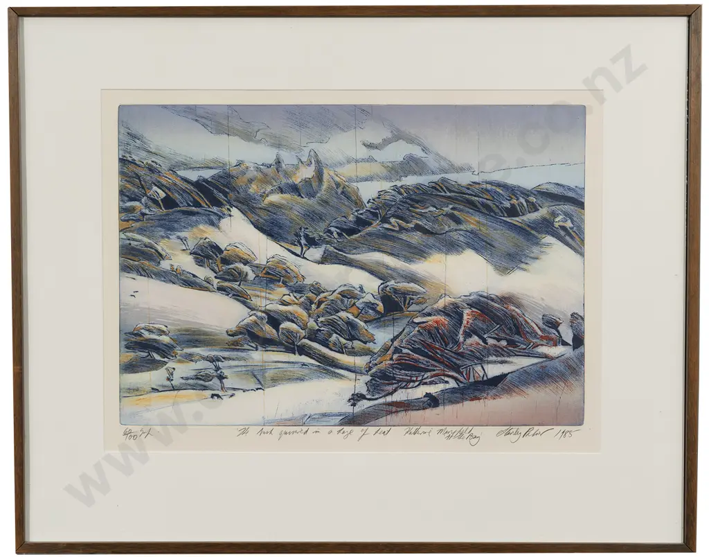Stanley Palmer (b 1936) - The Brush Quivered in a Haze of Heat Image 1++