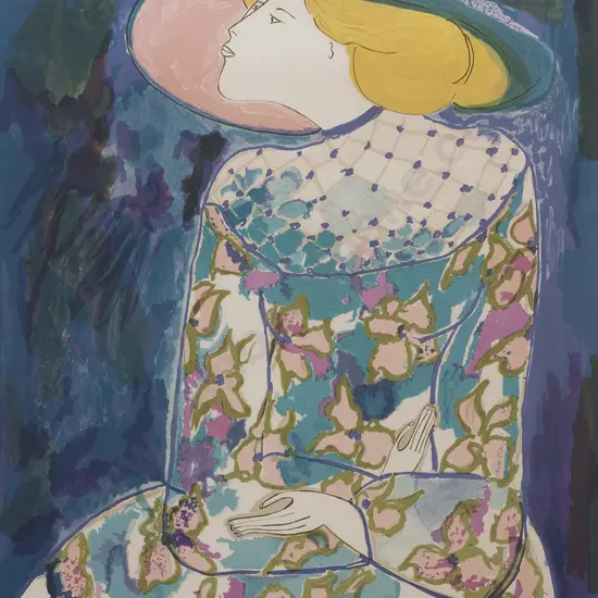 Linda Le Kinff (French b 1949) - Le Printemps