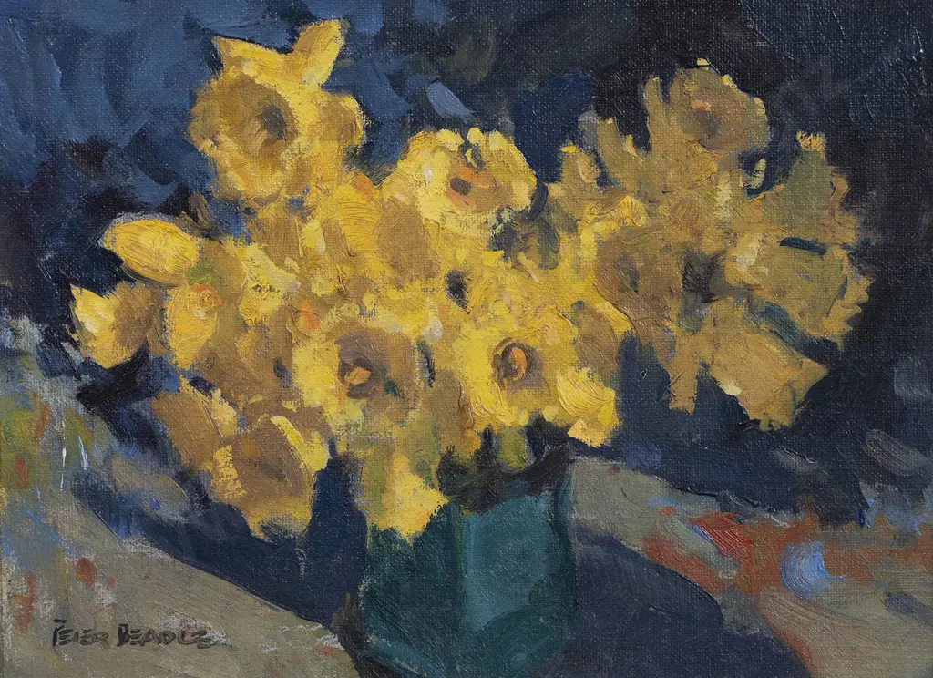 Peter Beadle(1933 - 2021) - Daffodils Image 1++