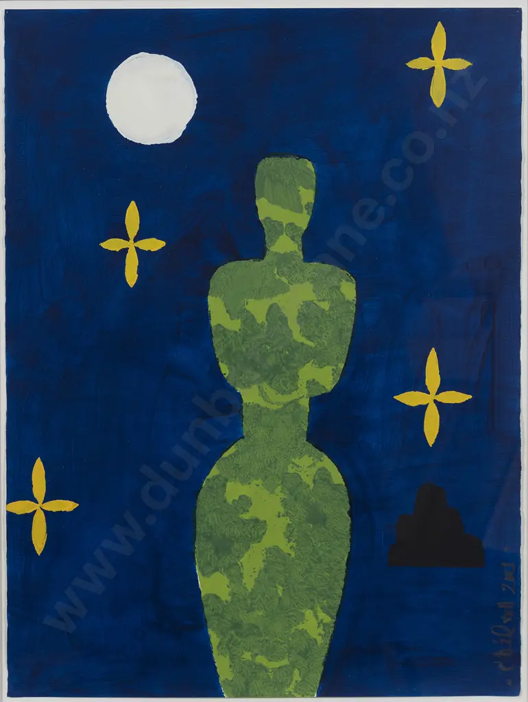 Gavin Chilcott (b 1950) - Deity Full Moon & Stars Image 1++