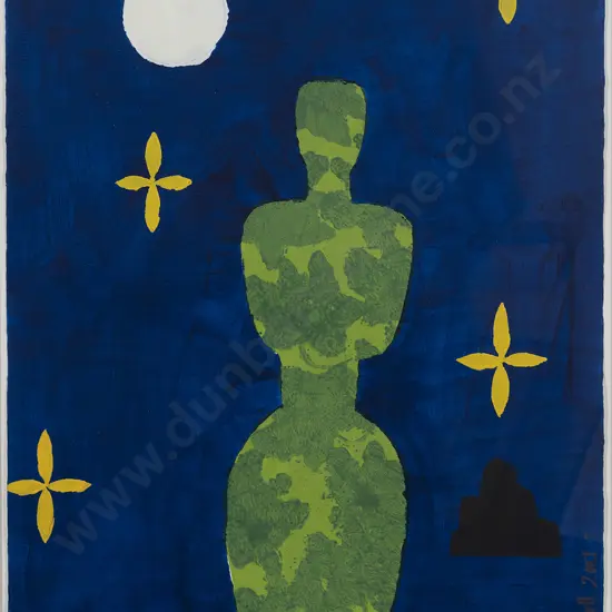 Gavin Chilcott (b 1950) - Deity Full Moon & Stars