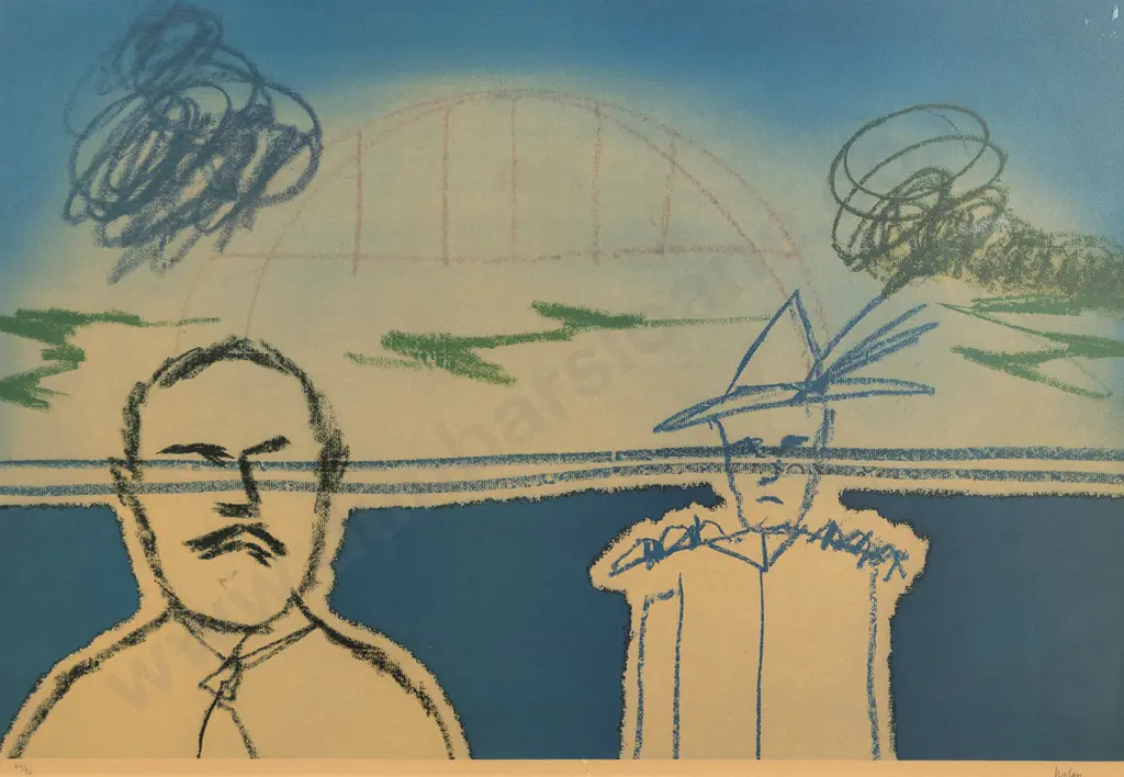 Sidney Robert Nolan (Australian 1917 - 1992) - Untitled Image 1++