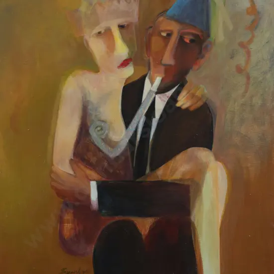 Cynthia Breusch (Australian 1959-) - The Office Party