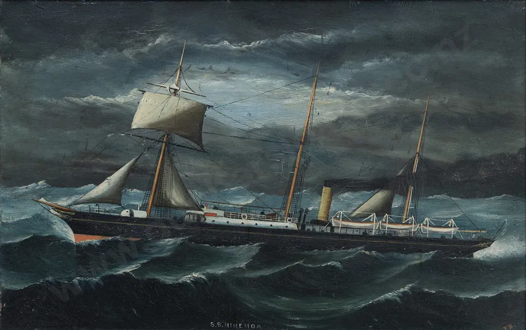 Frank Barnes (1859 - 1941) - S S Hinemoa Image 1++