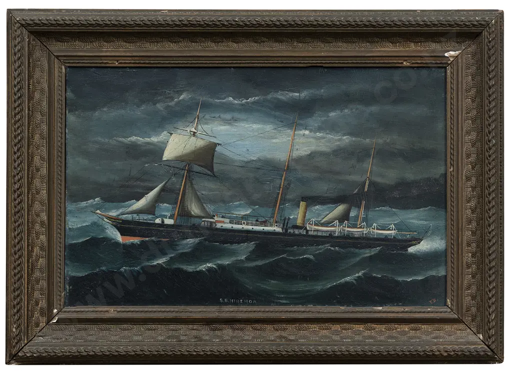 Frank Barnes (1859 - 1941) - S S Hinemoa Image 1++
