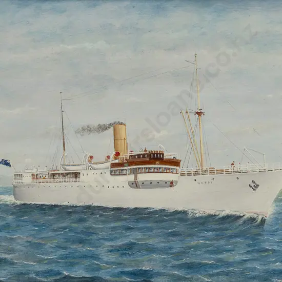 Frank Barnes (1859 - 1941) - NZSS Matai Off the Brothers