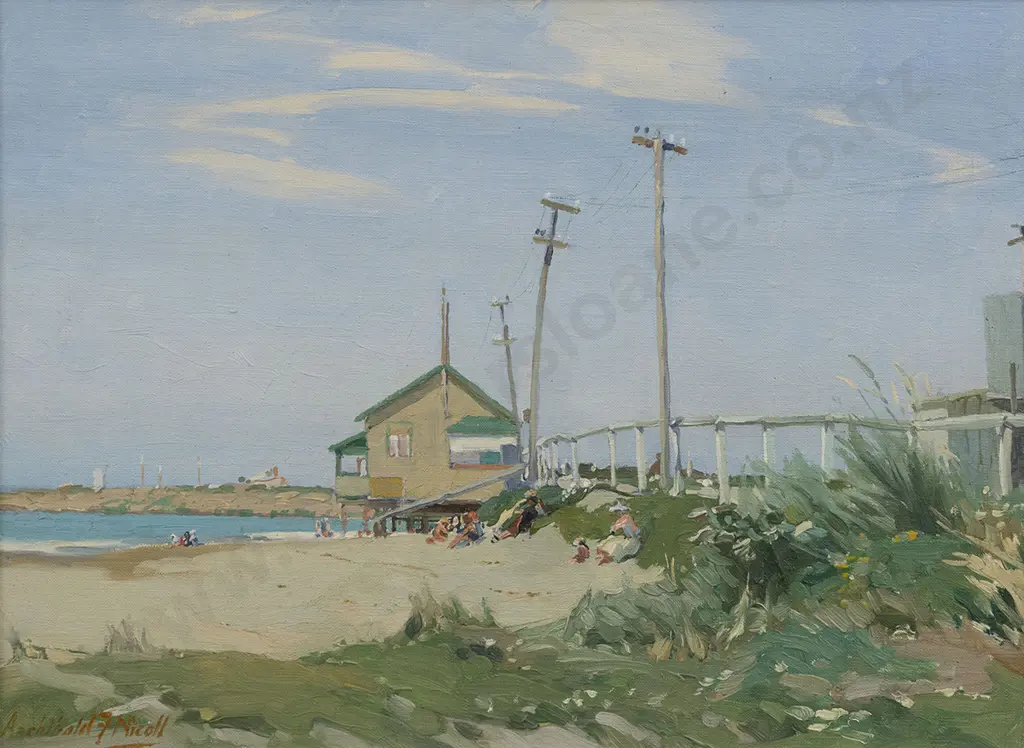 Archibald Nicoll (1886-1953) - Holiday Timaru Image 1++