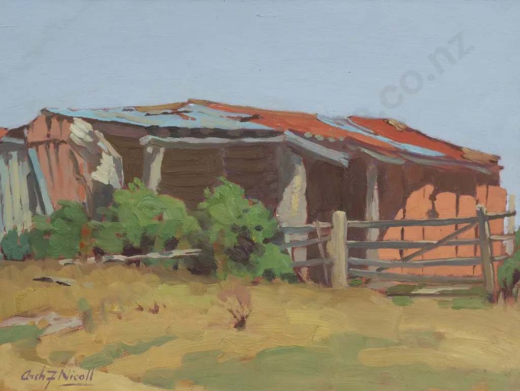 Archibald Frank Nicoll (1886-1952) - Horse Garage Image 1++
