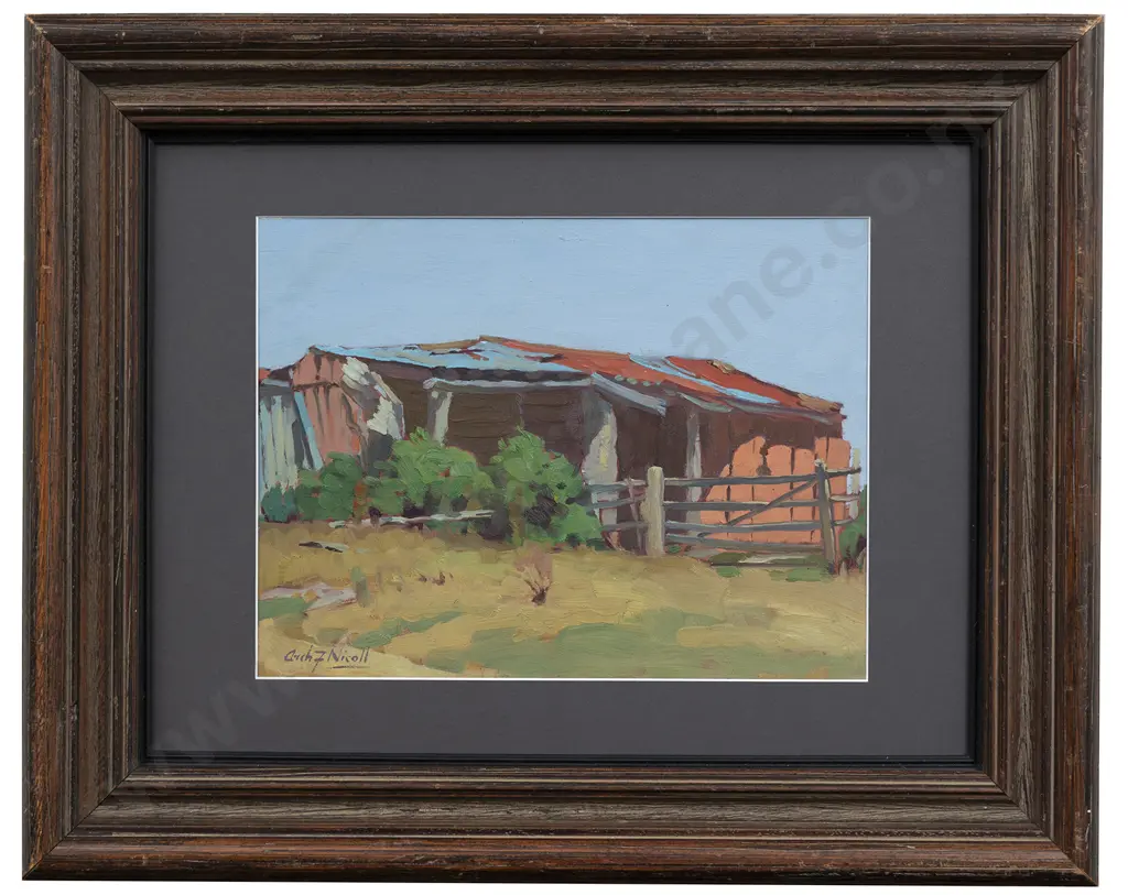 Archibald Frank Nicoll (1886-1952) - Horse Garage Image 1++