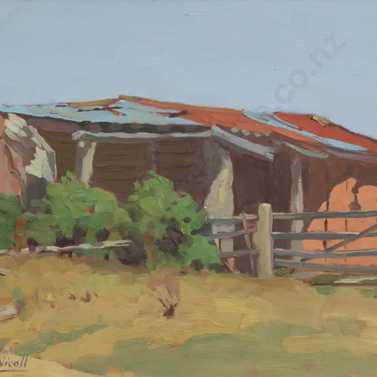 Archibald Frank Nicoll (1886-1952) - Horse Garage