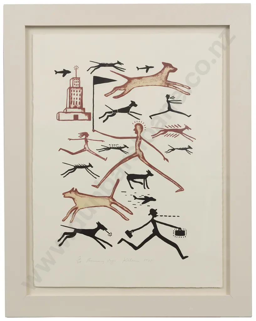 Richard Killeen (b 1946) - Running Dogs Image 1++