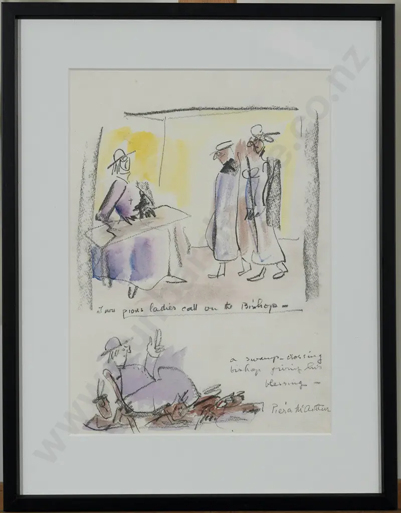 Piera McArthur (b.1929) - Bishop's Blessing Image 1++