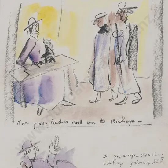Piera McArthur (b.1929) - Bishop's Blessing