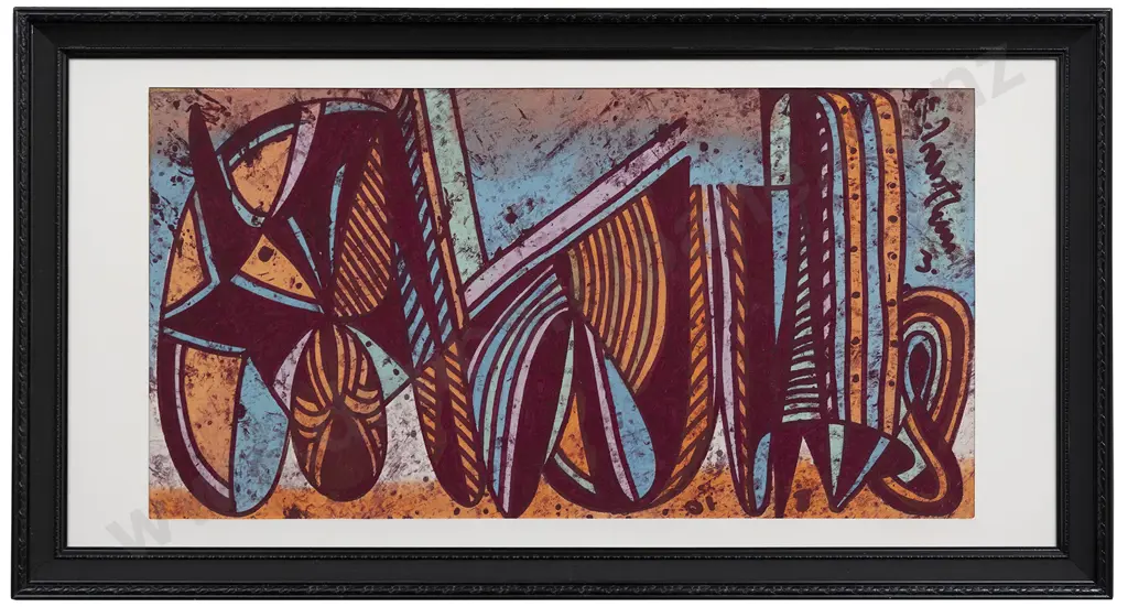 Philip Trusttum (b 1940) - Untitled Abstract Image 1++