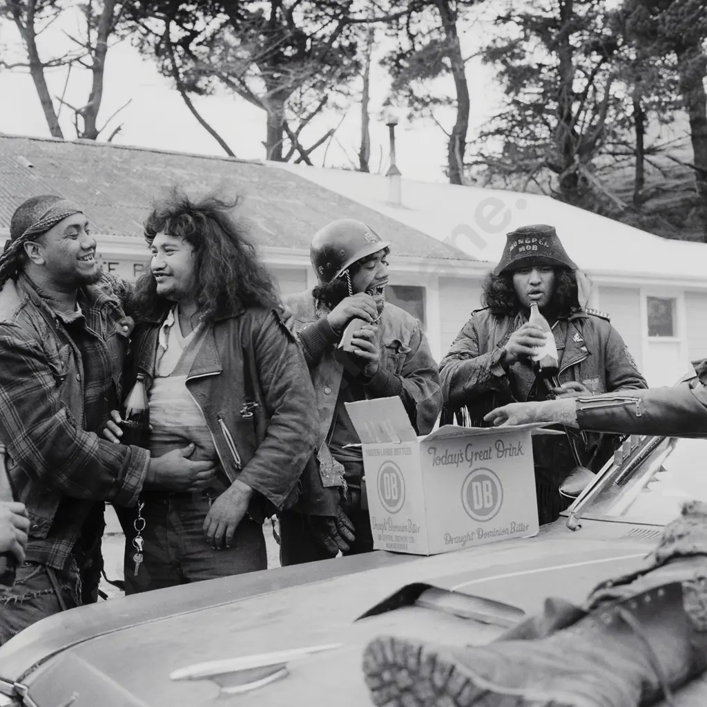 Ans Westra (b 1936) - Mongrel Mob Convention Image 1++