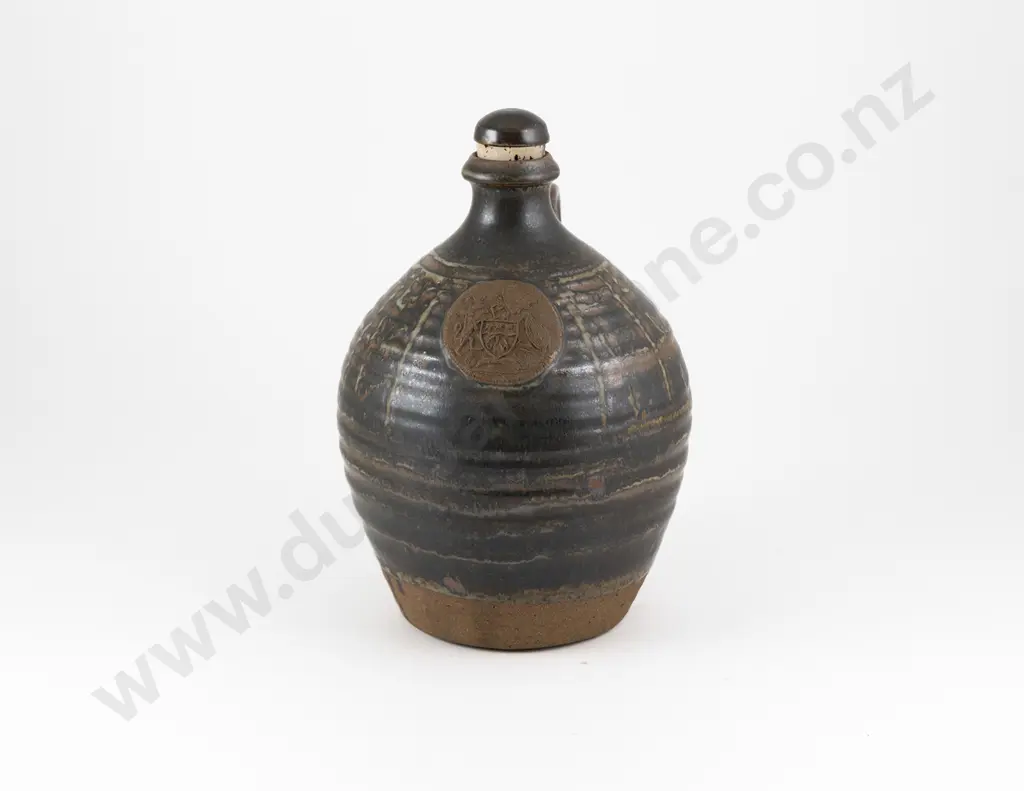 Estelle Martin City of Napier Stoppered Flask Image 1++