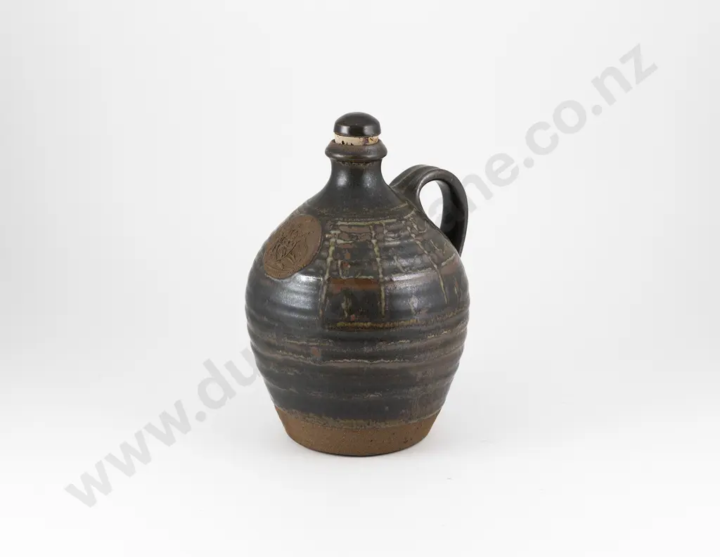 Estelle Martin City of Napier Stoppered Flask Image 1++