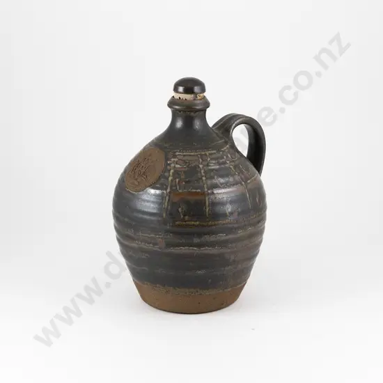 Estelle Martin City of Napier Stoppered Flask