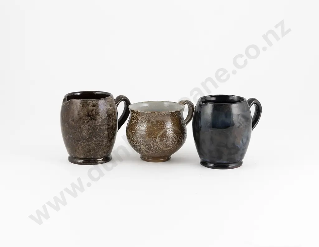 Two Unmarked NZ Potteries Jugs & Other Image 1++