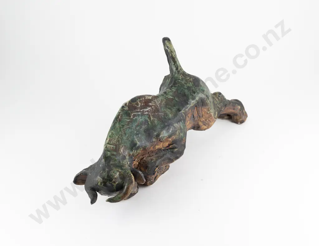 Muriel Moody Kneeling Bull Sculpture Image 1++