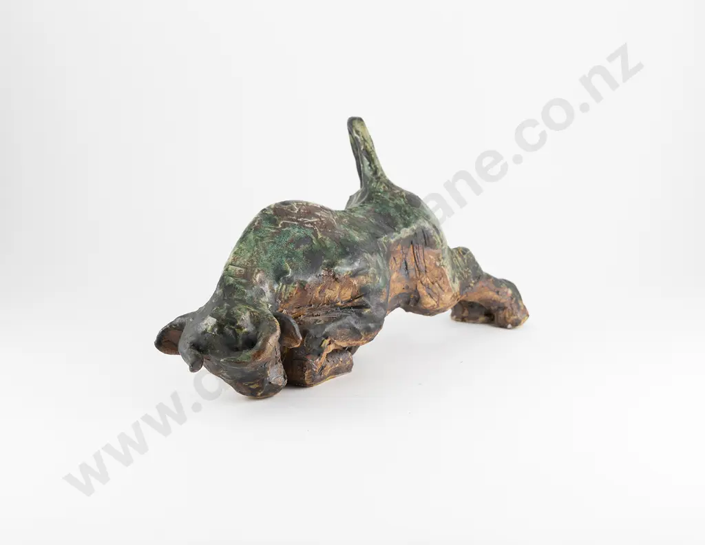 Muriel Moody Kneeling Bull Sculpture Image 1++