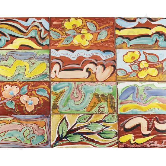 Twelve Warren Tippett Tiles