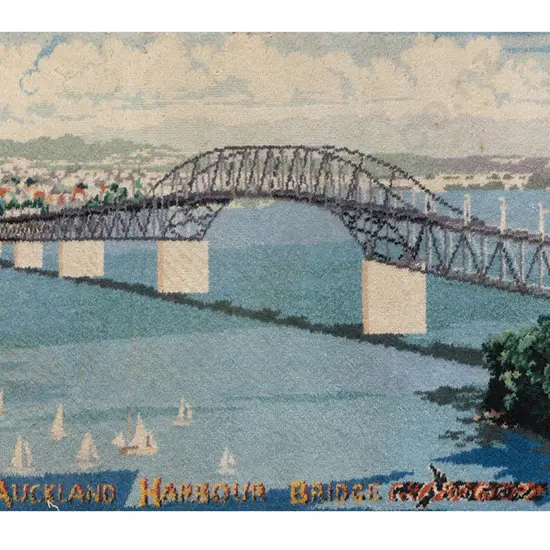 Feltex Souvenir Rug Auckland Harbour Bridge
