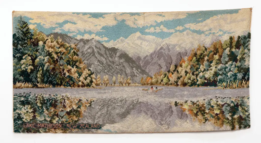 Feltex Souvenir Rug Lake Matheson Image 1++