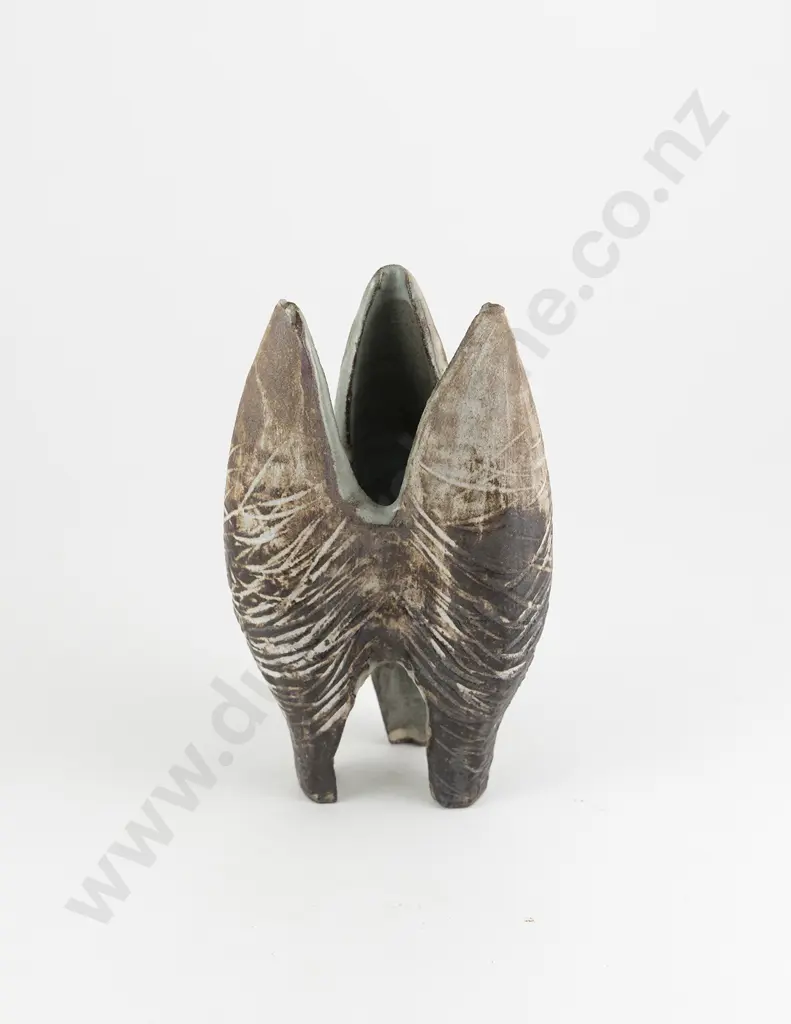 Unknown Potter Pod Form Vessel in the style of Hans Coper Image 1++