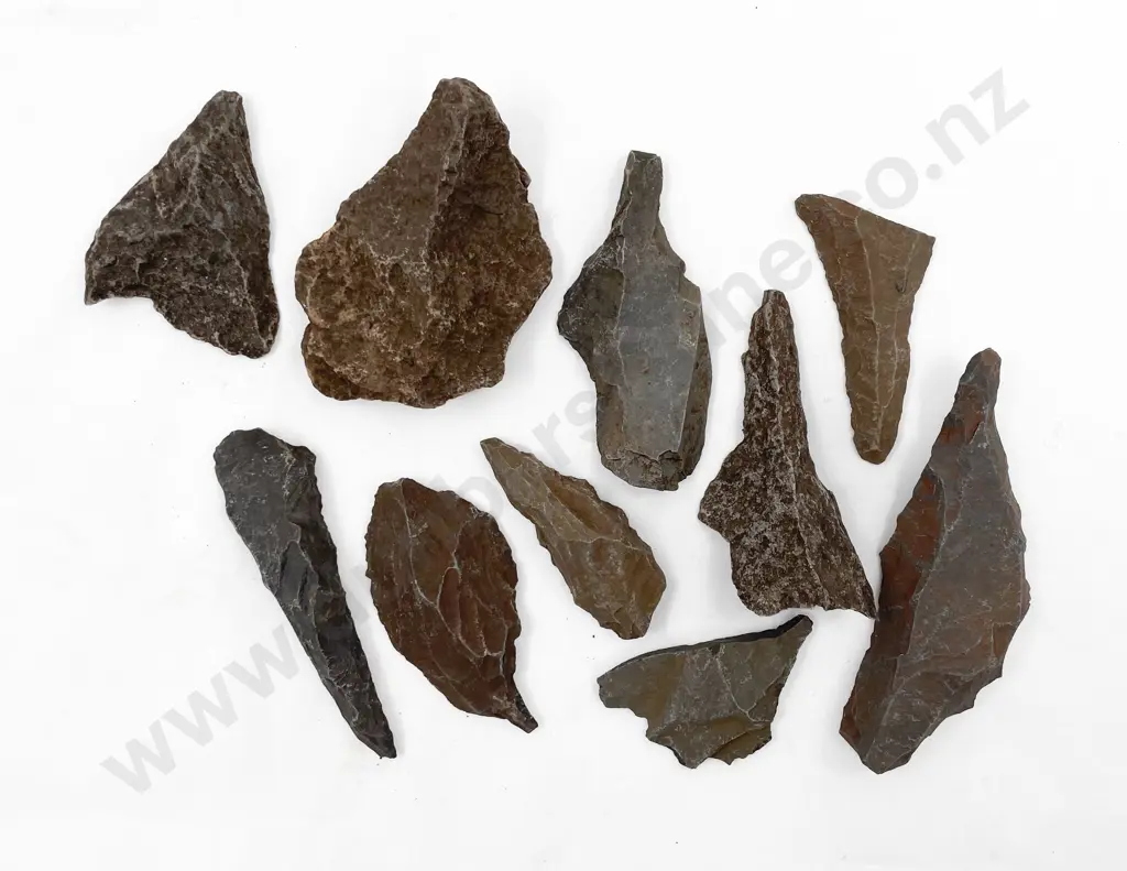 Ten Awl Roughouts From The Pitcairn Islands Image 1++