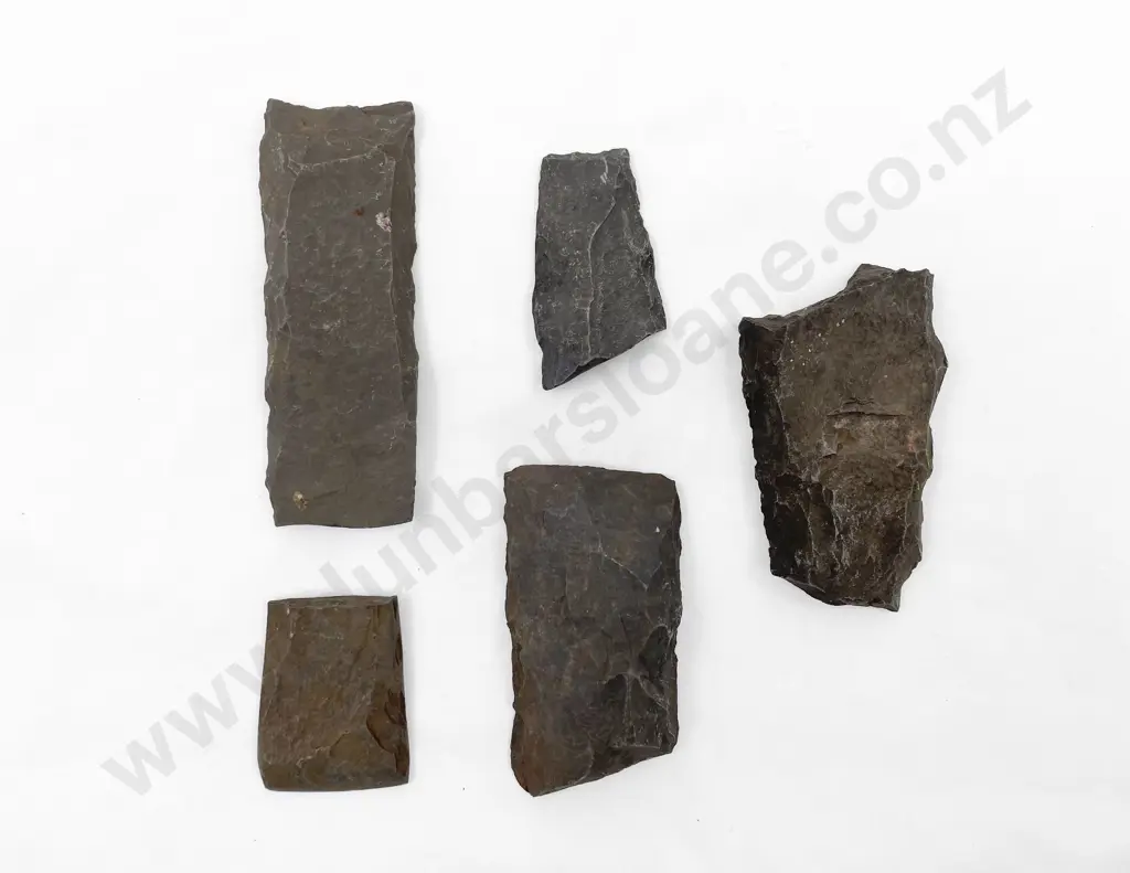 Five Adze Roughouts From The Pitcairn Islands Image 1++