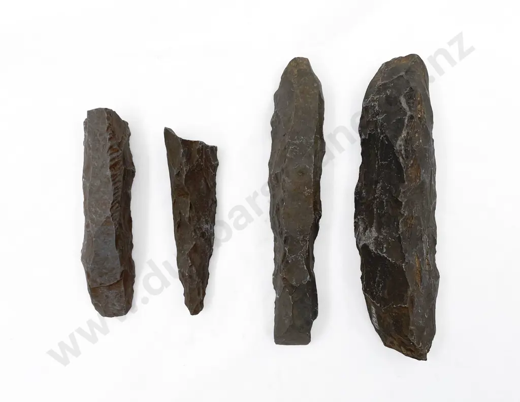 Four Adze Roughouts From The Pitcairn Islands Image 1++
