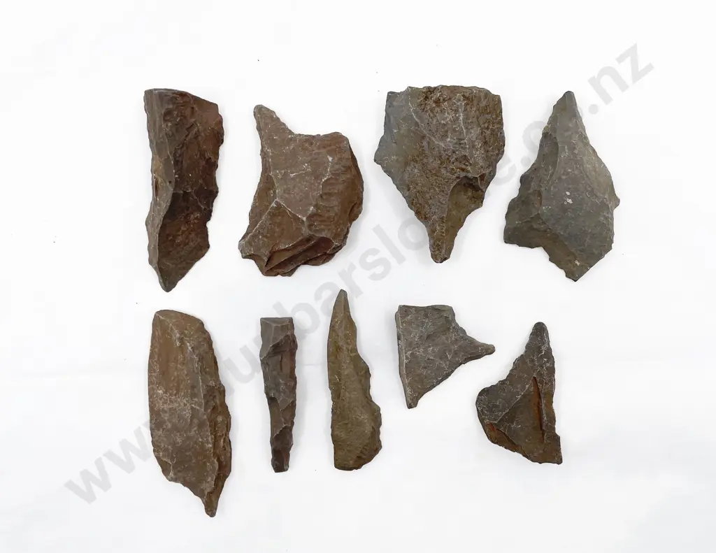 Nine Various Awls From The Pitcairn Islands Image 1++