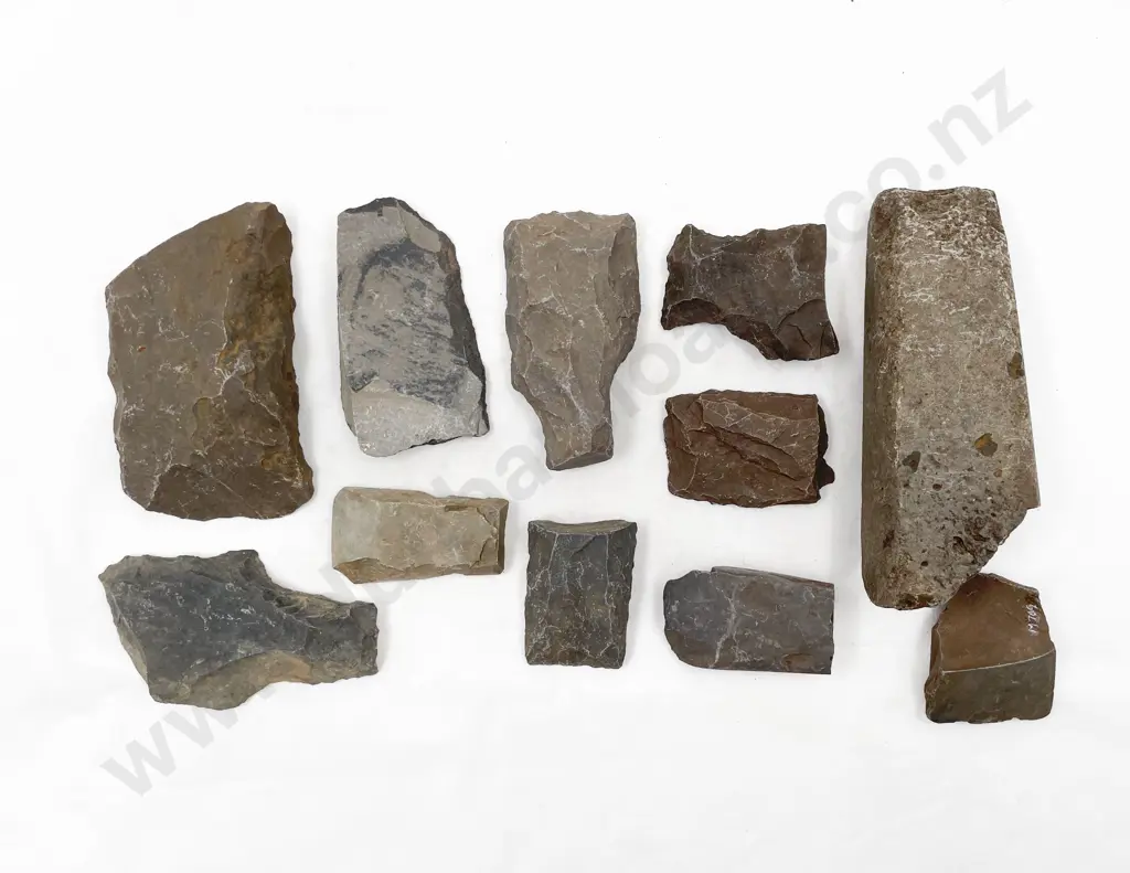 Eleven Various Roughouts And Fragments From The Pitcairn Islands Image 1++