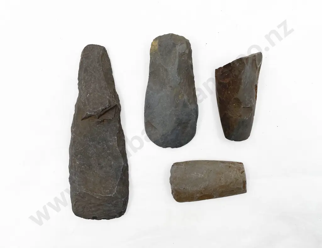 Four Adze Roughouts From The Pitcairn Islands Image 1++