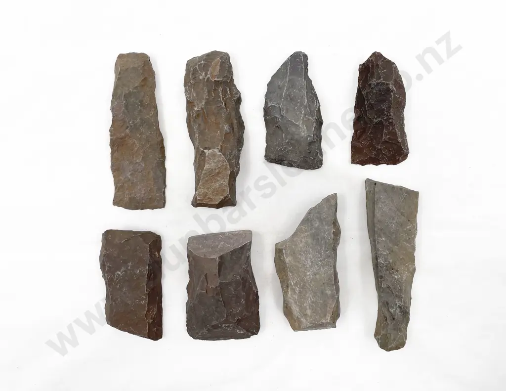 Fourteen Various Adze Fragments From The Pitcairn Islands Image 1++