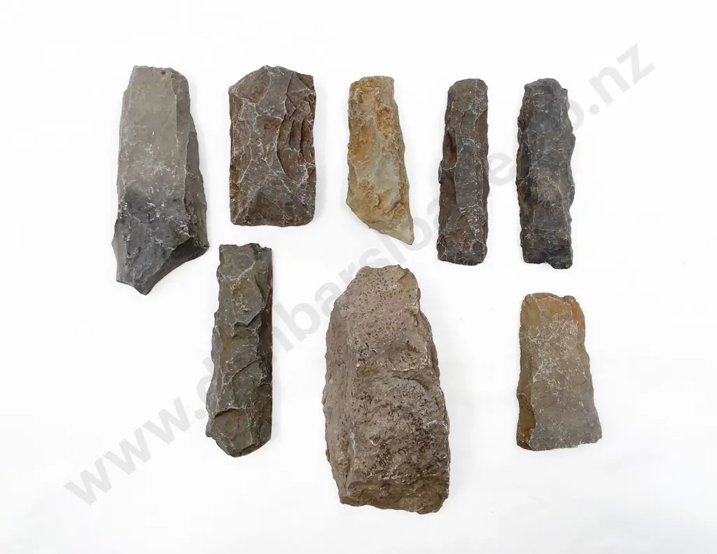Eight Adze Roughouts From The Pitcairn Islands Image 1++