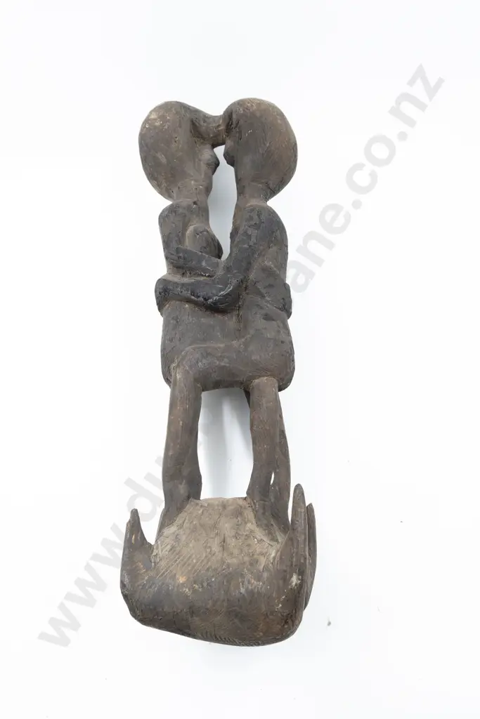 Conjoined Figure Suspension Hook From Papua New Guinea Image 1++