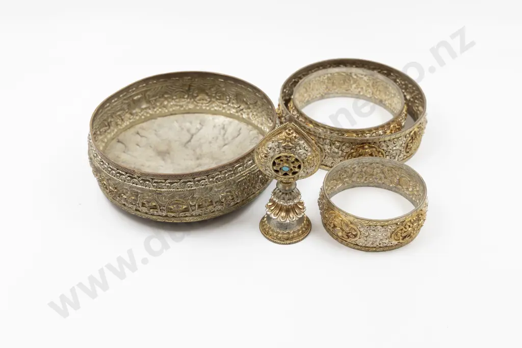 Tibetan Mandala Offering Set Image 1++