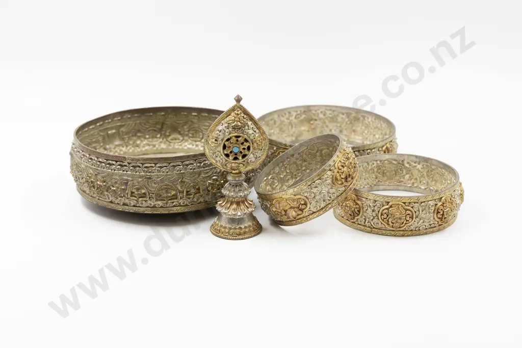 Tibetan Mandala Offering Set Image 1++