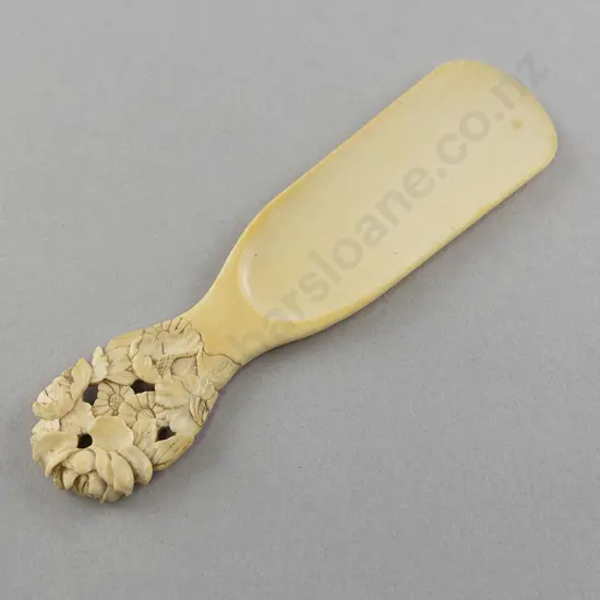 Carved Ivory Scoop