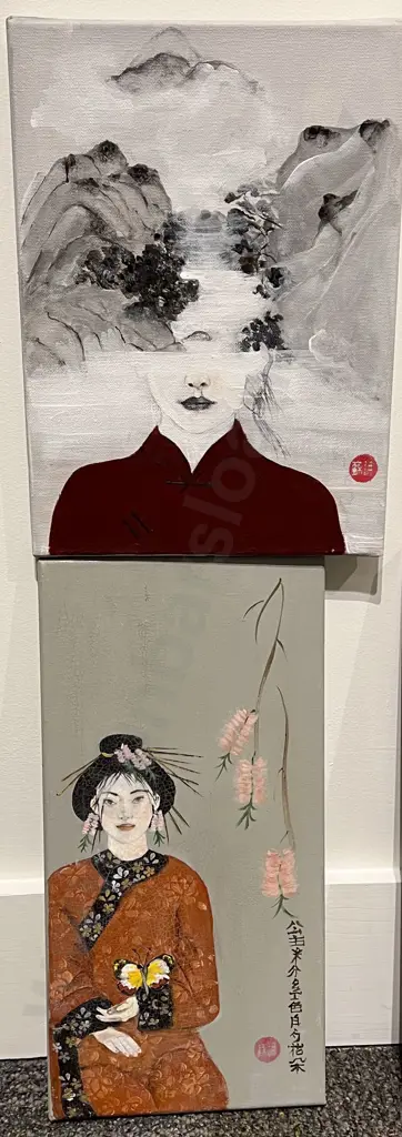 Susan Adams - Qing Dynasty Woman with Butterfly & Other Image 1++
