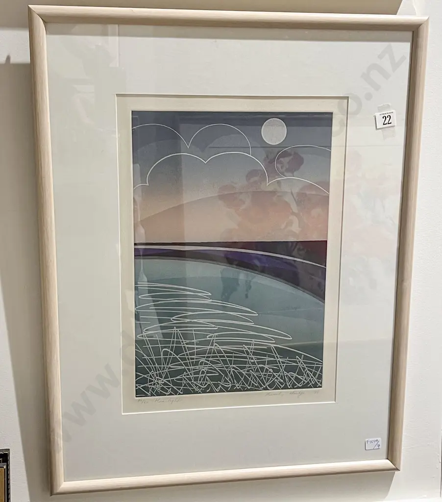 Beverley Neutze - Moonlight - Screenprint Image 1++