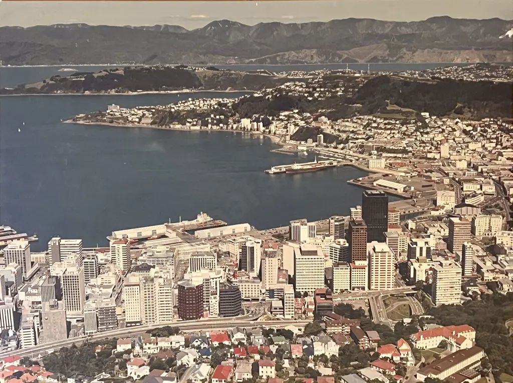 Ronald Woolf - Wellington harbour - Colour Photographic Print Image 1++