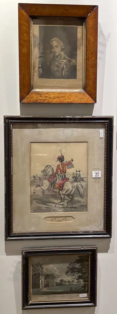 Three Historic Framed Prints incl Napoleon Image 1++